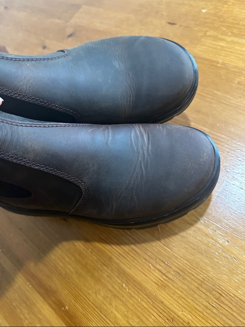 Dr. Martens Brown Leather Chelsea Boot with Yellow Stitching - Picture 8 of 10